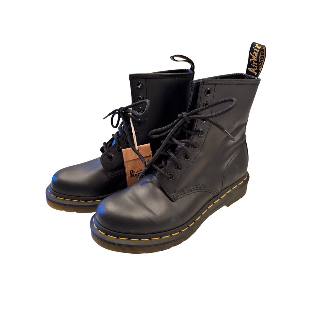 Dr. Martens Air Wair 1460 Size 7 EU 38 Black Lace Up NWOB